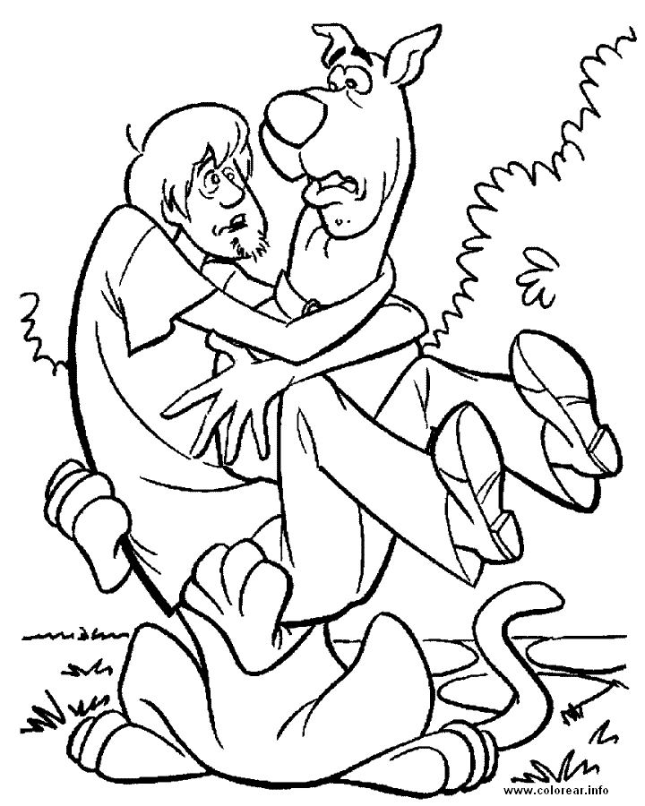 Linda página de Scooby Doo #31335 para colorir, da coleção Desenhos Animados e Séries Animadas, baixe grátis