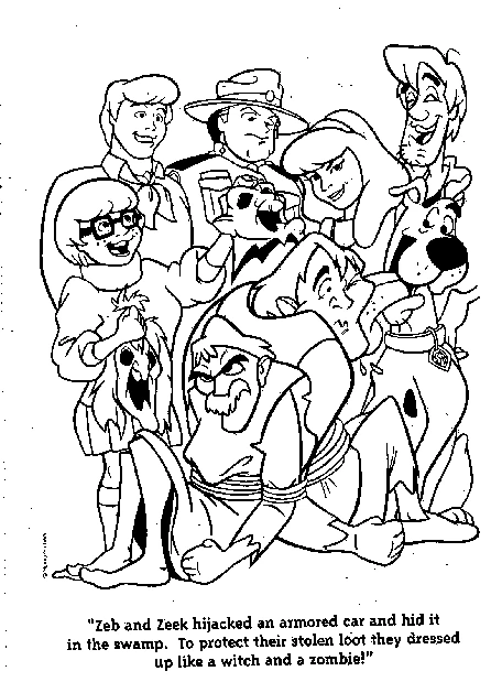 Desenho gratuito Scooby Doo #31527 da colecao Desenhos Animados e Séries Animadas para imprimir