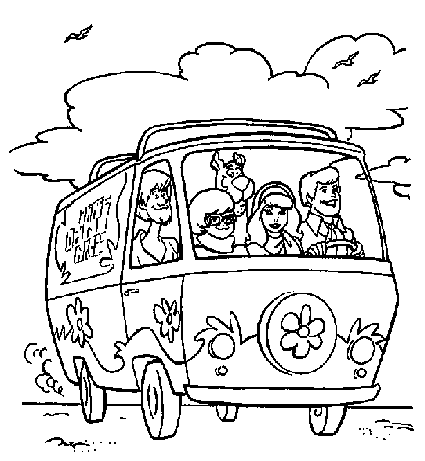 Desenho gratuito Scooby Doo #31534 da colecao Desenhos Animados e Séries Animadas para imprimir