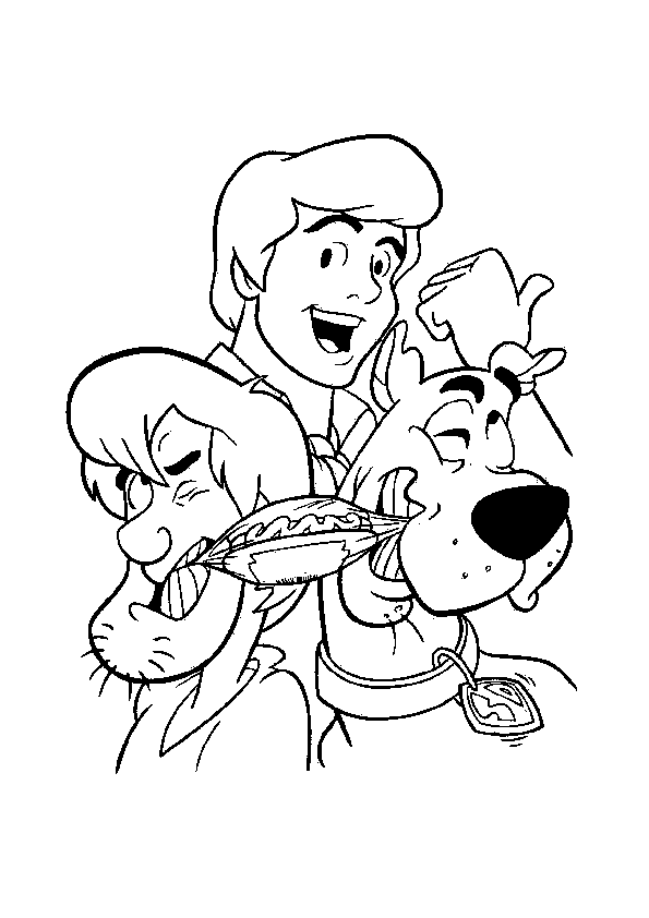 Desenho gratuito Scooby Doo #31558 da colecao Desenhos Animados e Séries Animadas para imprimir