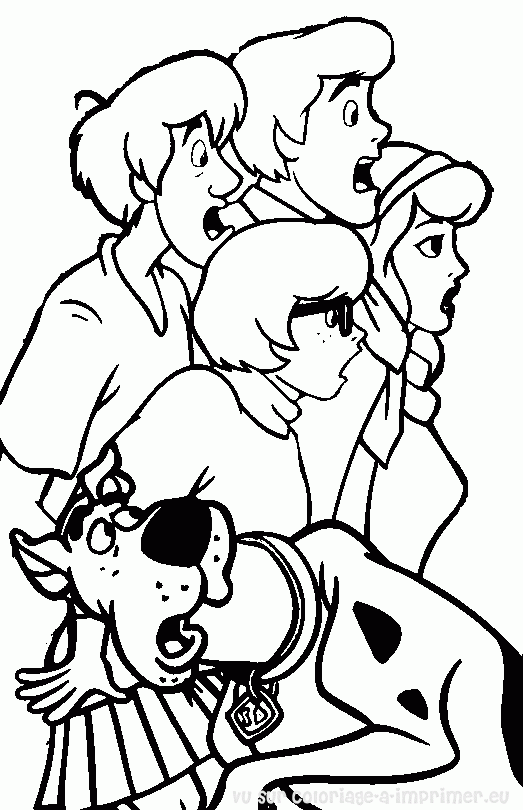 Desenho gratuito Scooby Doo #31567 da colecao Desenhos Animados e Séries Animadas para imprimir