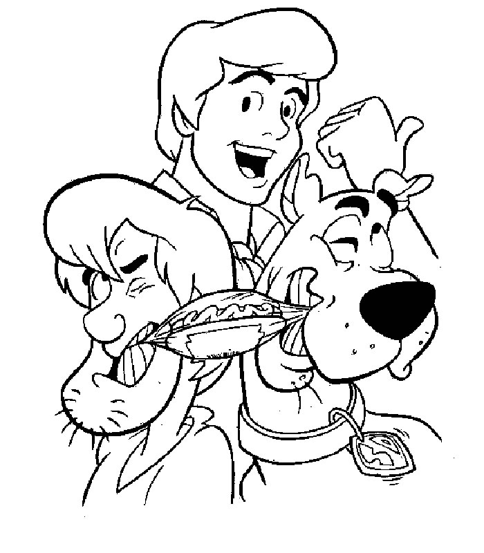 Desenho gratuito Scooby Doo #31636 da colecao Desenhos Animados e Séries Animadas para imprimir