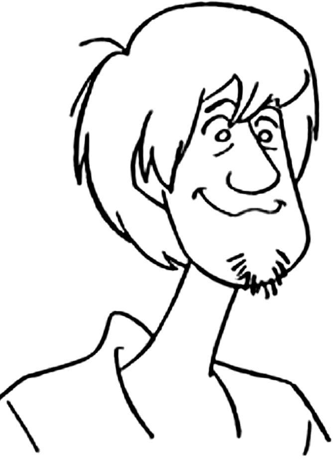 Atividade criativa: desenho de Scooby Doo #31720 para colorir da coleção Desenhos Animados e Séries Animadas
