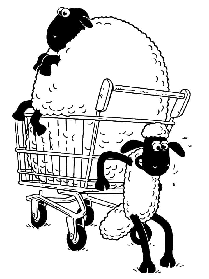 Página para colorir: Shaun, o Carneiro (Desenhos Animados e Séries Animadas) #209526 - Páginas para Colorir Imprimíveis Gratuitamente