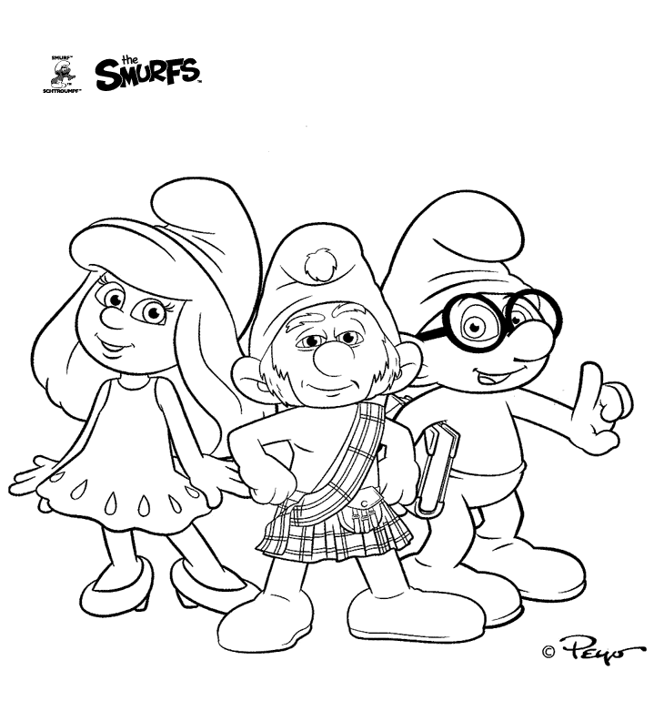 Página para colorir: Smurfs (Desenhos Animados e Séries Animadas) #34727 - Páginas para Colorir Imprimíveis Gratuitamente