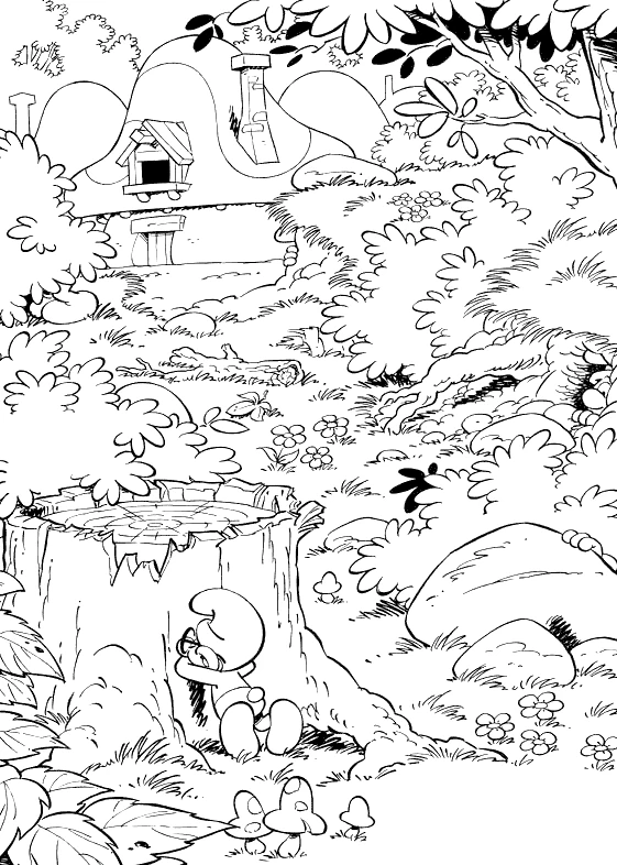 Desenho gratuito Smurfs #34743 da colecao Desenhos Animados e Séries Animadas para imprimir