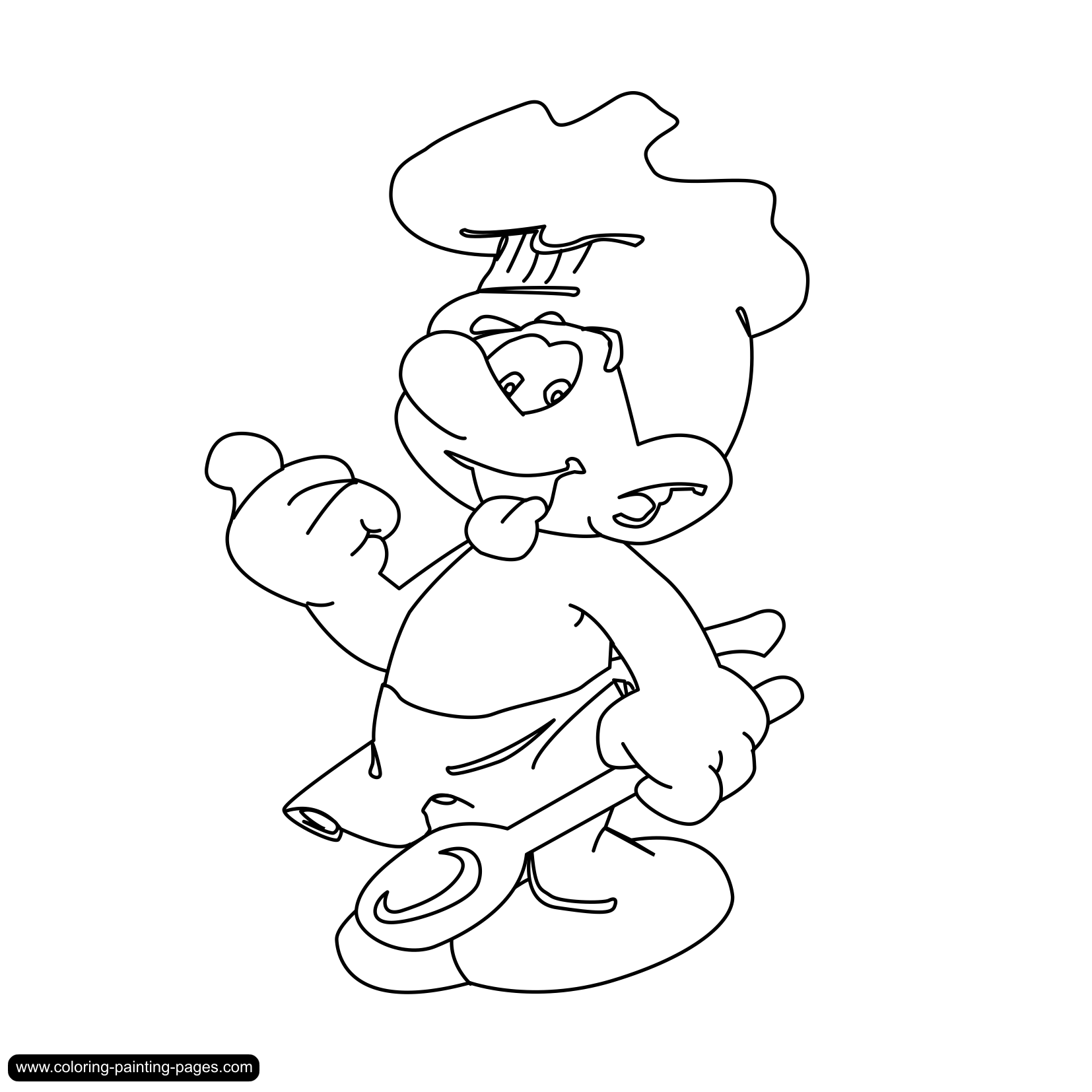Desenho gratuito Smurfs #34751 da colecao Desenhos Animados e Séries Animadas para imprimir