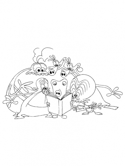 Desenho gratuito Space Goofs #34503 da colecao Desenhos Animados e Séries Animadas para imprimir