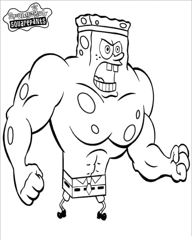 Desenho gratuito SpongeBob SquarePants #195104 da colecao Desenhos Animados e Séries Animadas para imprimir