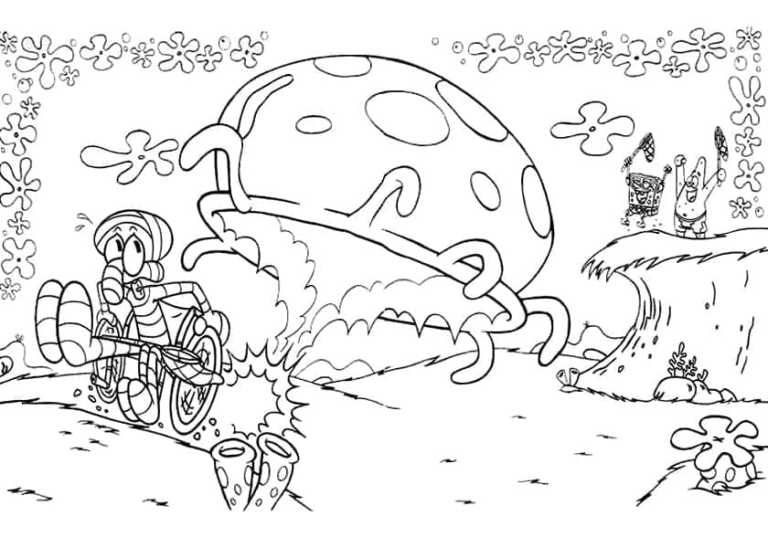 Desenho gratuito SpongeBob SquarePants #195155 da colecao Desenhos Animados e Séries Animadas para imprimir