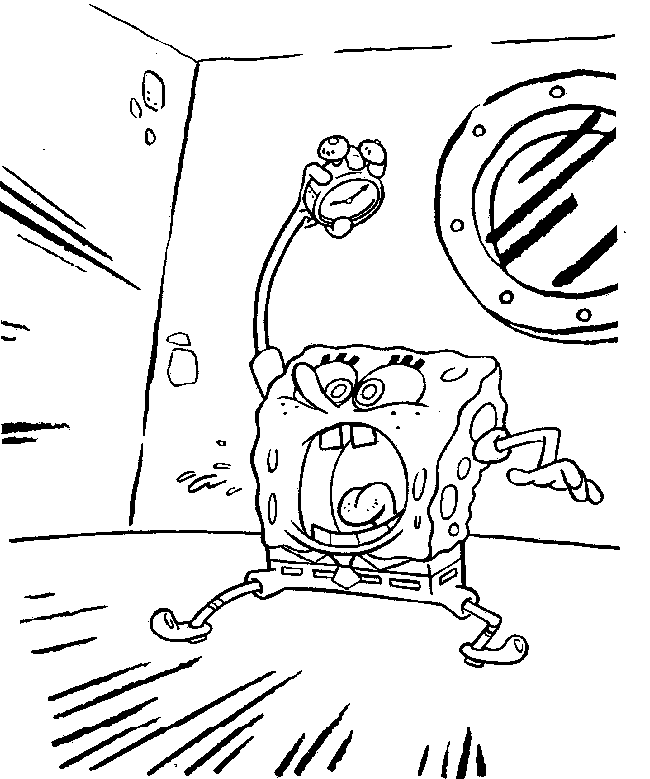 Desenho gratuito SquareBob SquarePants #33431 da colecao Desenhos Animados e Séries Animadas para imprimir