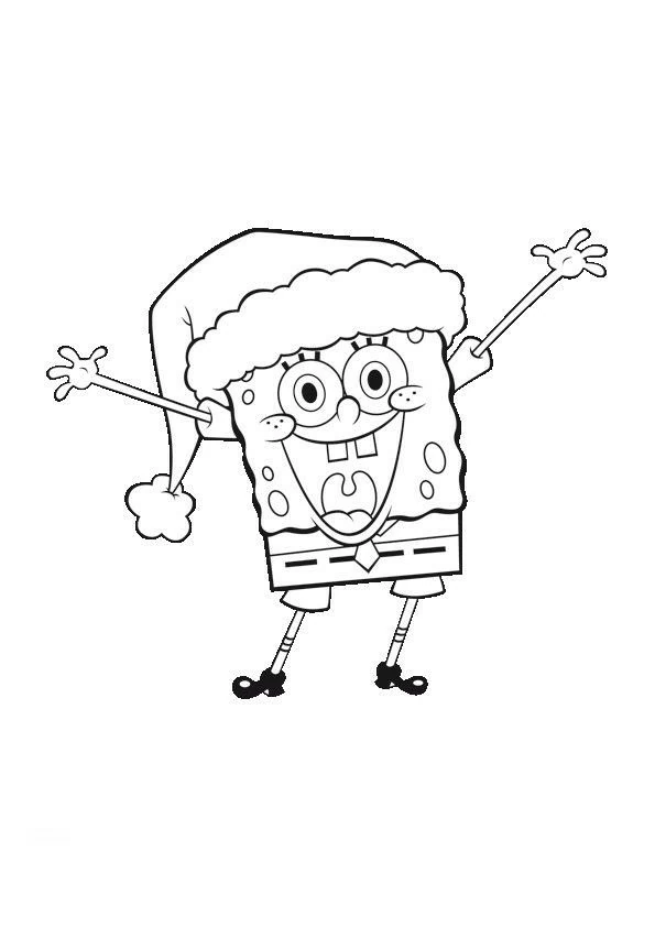 Desenho gratuito SquareBob SquarePants #33458 da colecao Desenhos Animados e Séries Animadas para imprimir