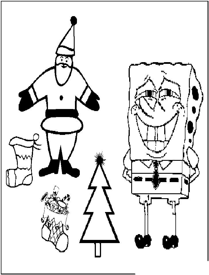 Desenho gratuito SquareBob SquarePants #33508 da colecao Desenhos Animados e Séries Animadas para imprimir