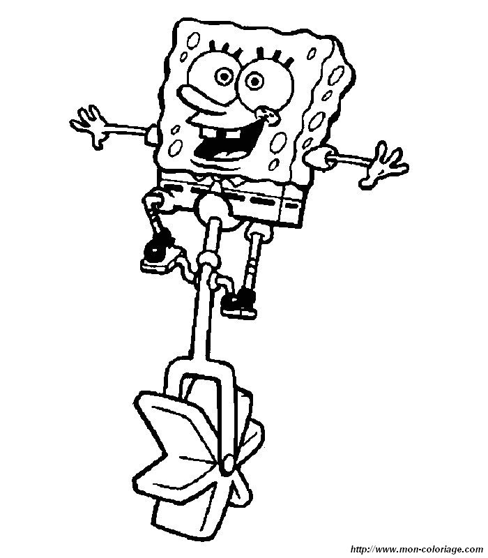 Desenho gratuito SquareBob SquarePants #33531 da colecao Desenhos Animados e Séries Animadas para imprimir
