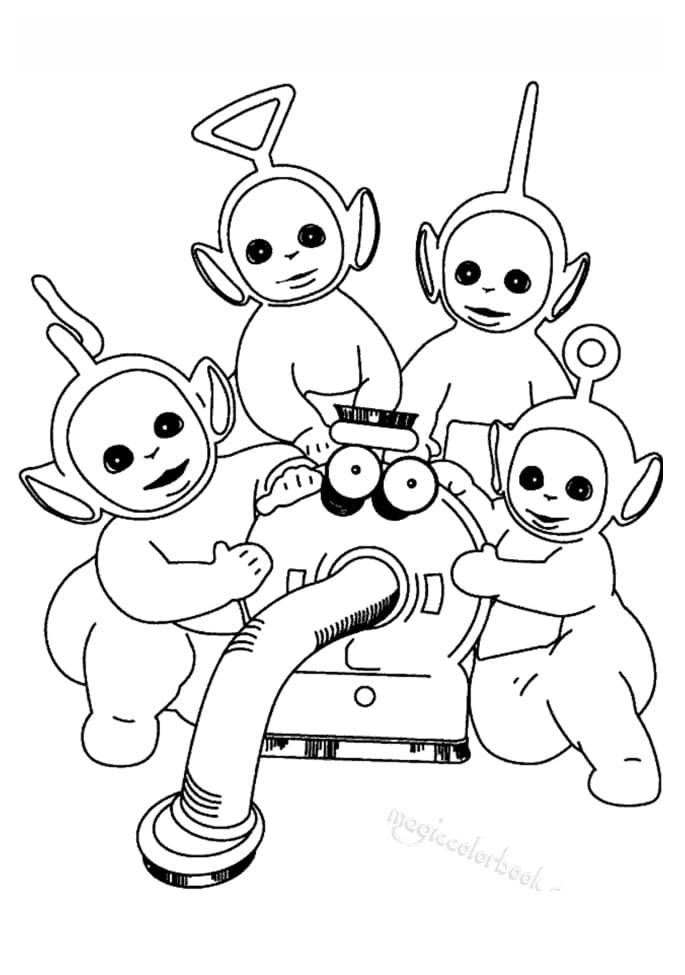 Desenho gratuito Teletubbies #186025 da colecao Desenhos Animados e Séries Animadas para imprimir