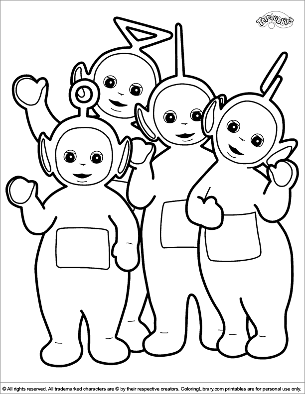 Desenho gratuito Teletubbies #49683 da colecao Desenhos Animados e Séries Animadas para imprimir