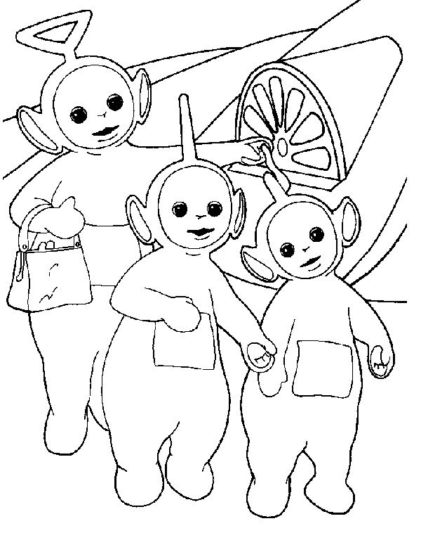 Página para colorir: Teletubbies (Desenhos Animados e Séries Animadas) #49710 - Páginas para Colorir Imprimíveis Gratuitamente