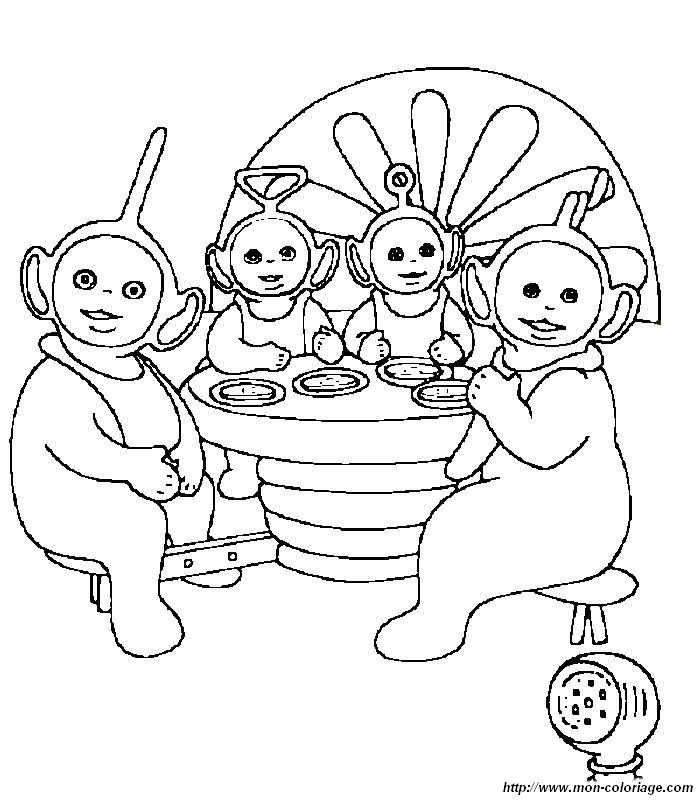 Página para colorir: Teletubbies (Desenhos Animados e Séries Animadas) #49743 - Páginas para Colorir Imprimíveis Gratuitamente