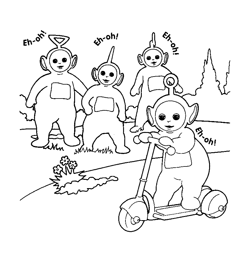 Página para colorir: Teletubbies (Desenhos Animados e Séries Animadas) #49770 - Páginas para Colorir Imprimíveis Gratuitamente