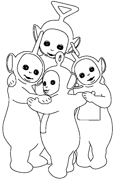 Desenho gratuito Teletubbies #49840 da colecao Desenhos Animados e Séries Animadas para imprimir