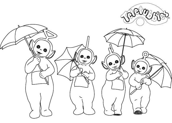 Página para colorir: Teletubbies (Desenhos Animados e Séries Animadas) #49941 - Páginas para Colorir Imprimíveis Gratuitamente
