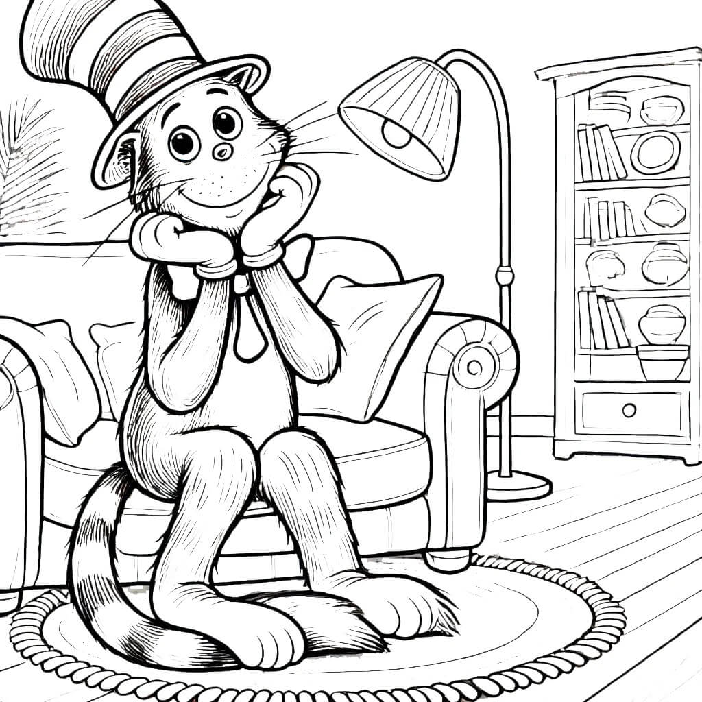 Desenho gratuito The Cat in the Hat #220486 da colecao Desenhos Animados e Séries Animadas para imprimir