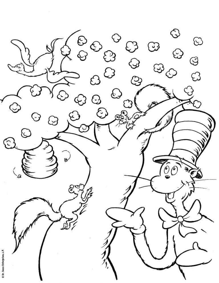 Desenho gratuito The Cat in the Hat #220521 da colecao Desenhos Animados e Séries Animadas para imprimir