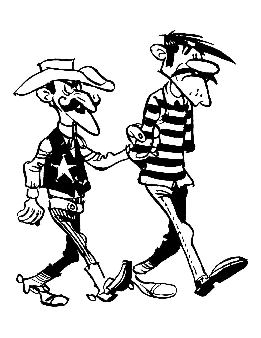 Página para colorir: The Daltons (Desenhos Animados e Séries Animadas) #213400 - Páginas para Colorir Imprimíveis Gratuitamente