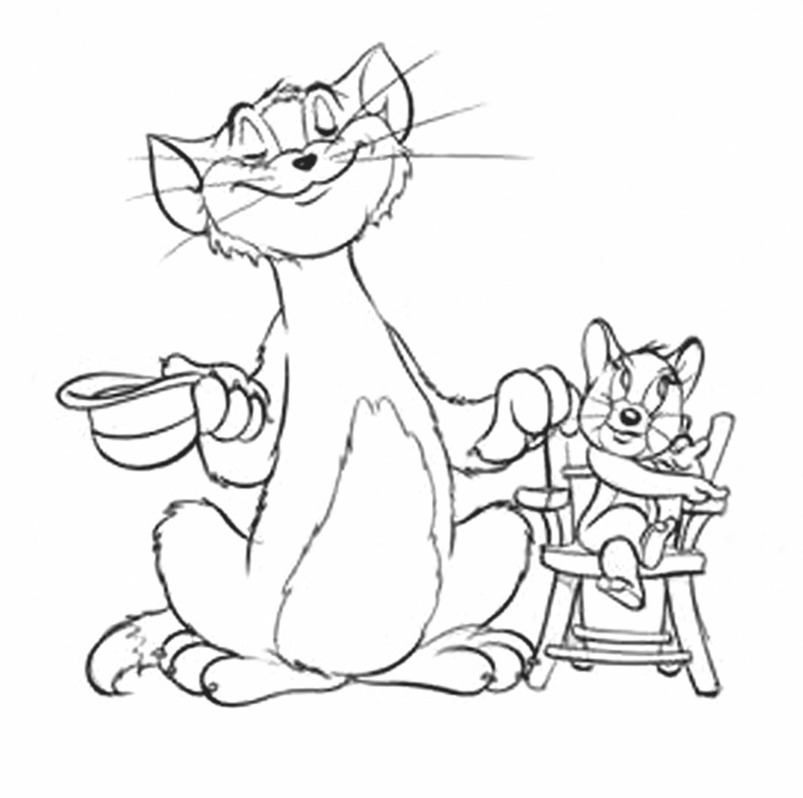 Desenho gratuito Tom e Jerry #24371 da colecao Desenhos Animados e Séries Animadas para imprimir