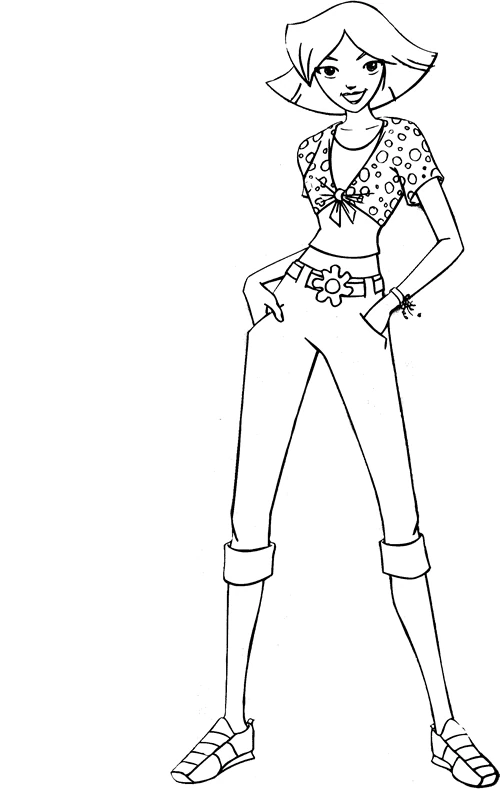 Desenho gratuito Totally Spies #29073 da colecao Desenhos Animados e Séries Animadas para imprimir
