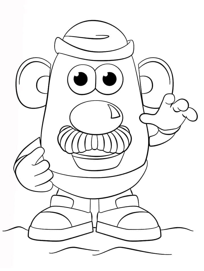 Página para colorir: Toy Story: Mister Potato Head (Desenhos Animados e Séries Animadas) #205254 - Páginas para Colorir Imprimíveis Gratuitamente