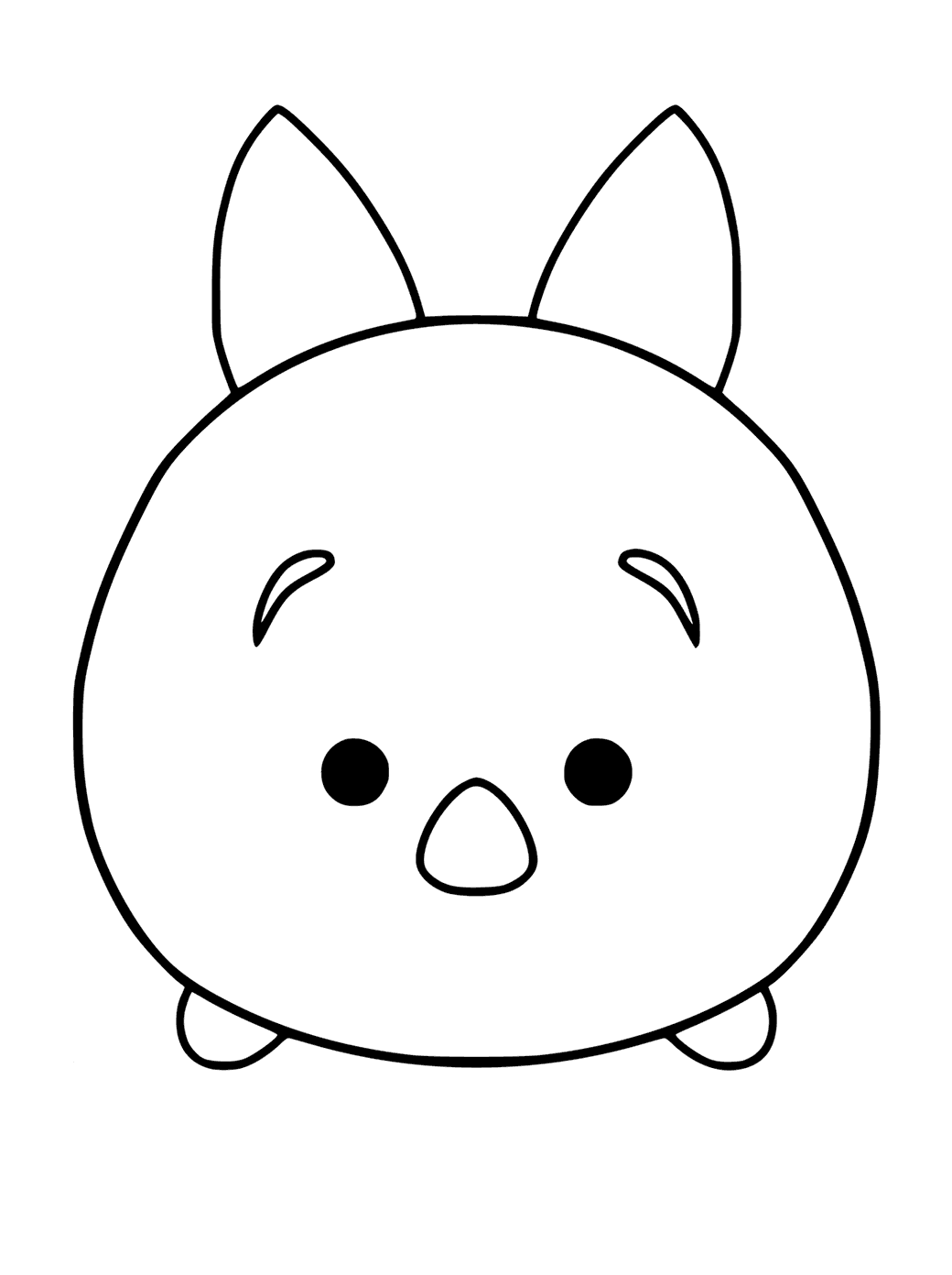 Desenho gratuito Tsum Tsum #172623 da colecao Desenhos Animados e Séries Animadas para imprimir