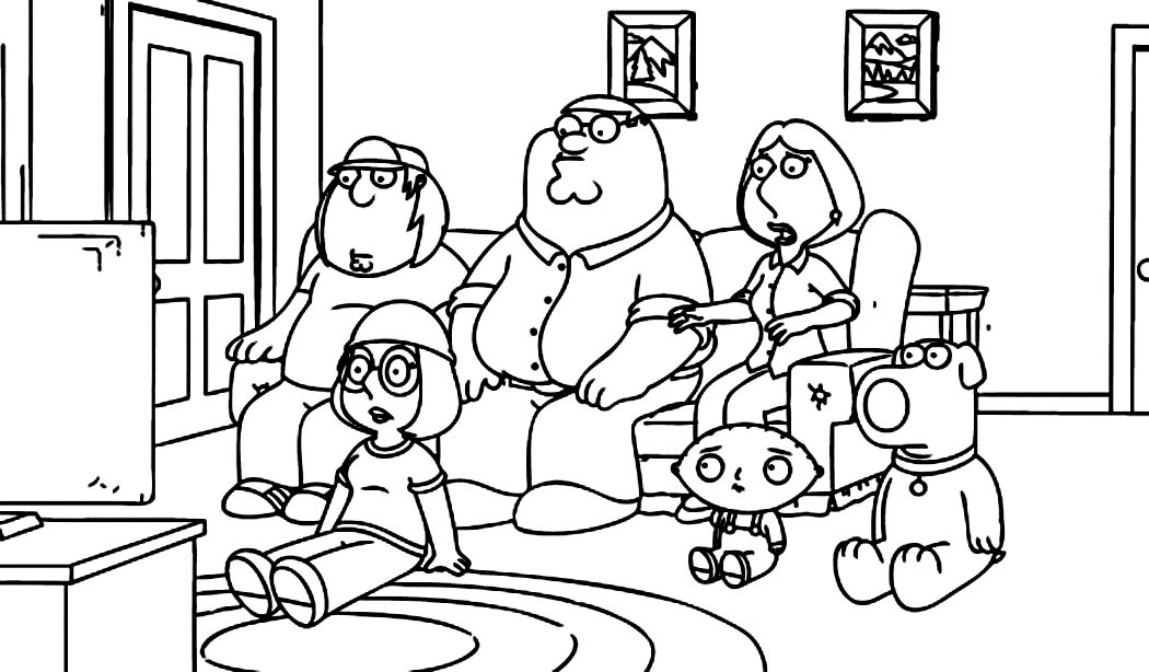 Desenho gratuito Uma Família da Pesada #48747 da colecao Desenhos Animados e Séries Animadas para imprimir