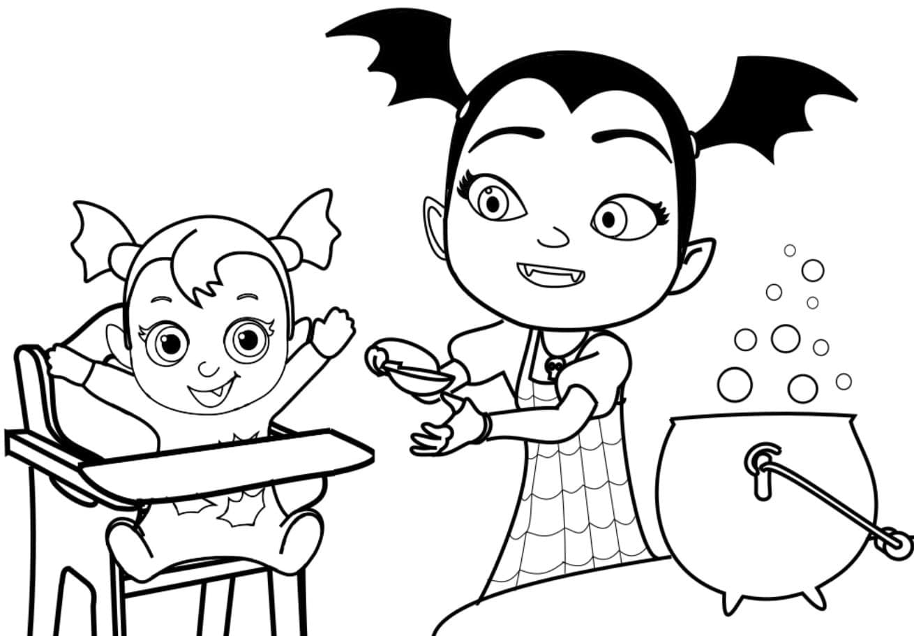 Desenho gratuito Vampirina #198571 da colecao Desenhos Animados e Séries Animadas para imprimir