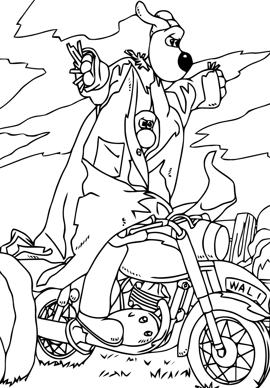 Desenho gratuito Wallace e Gromit #133467 da colecao Desenhos Animados e Séries Animadas para imprimir