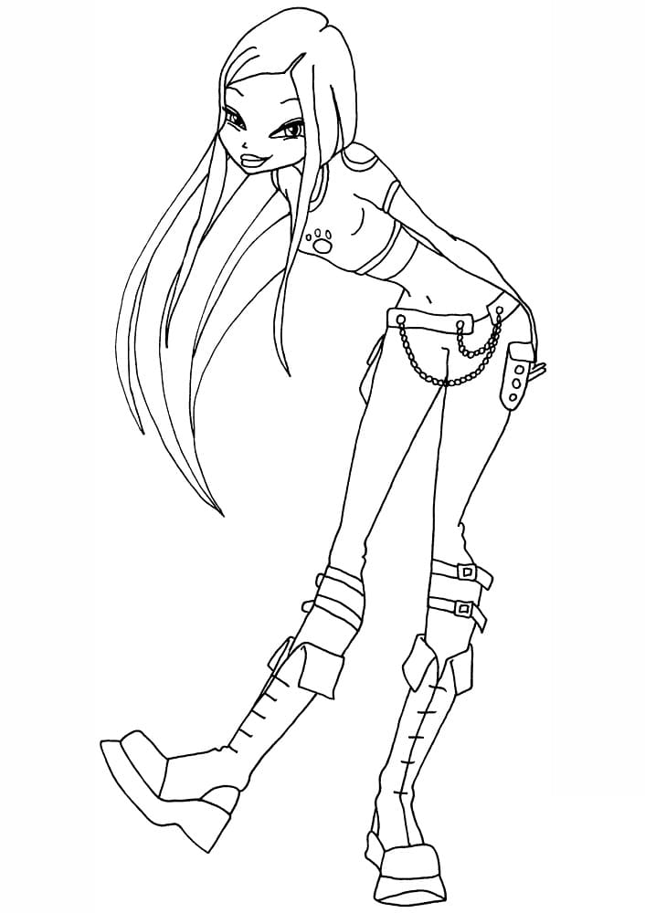 Desenho gratuito Winx #180538 da colecao Desenhos Animados e Séries Animadas para imprimir
