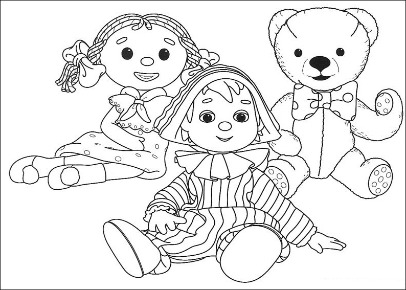 Página para colorir: Andy Pandy (desenhos animados) #26806 - Páginas para Colorir Imprimíveis Gratuitamente