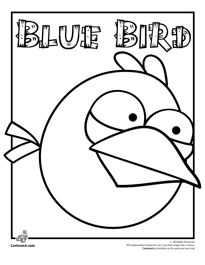 Página para colorir: Angry Birds (desenhos animados) #25023 - Páginas para Colorir Imprimíveis Gratuitamente