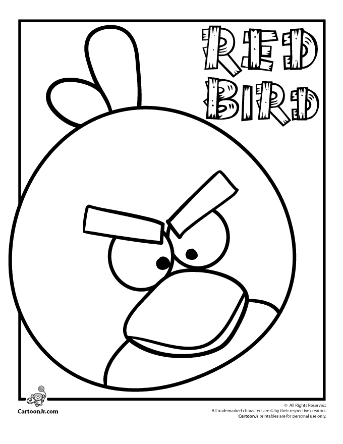 Página para colorir: Angry Birds (desenhos animados) #25024 - Páginas para Colorir Imprimíveis Gratuitamente