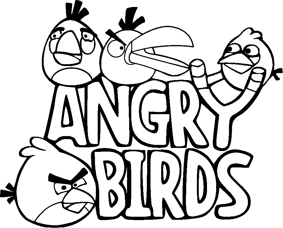 Página para colorir: Angry Birds (desenhos animados) #25025 - Páginas para Colorir Imprimíveis Gratuitamente