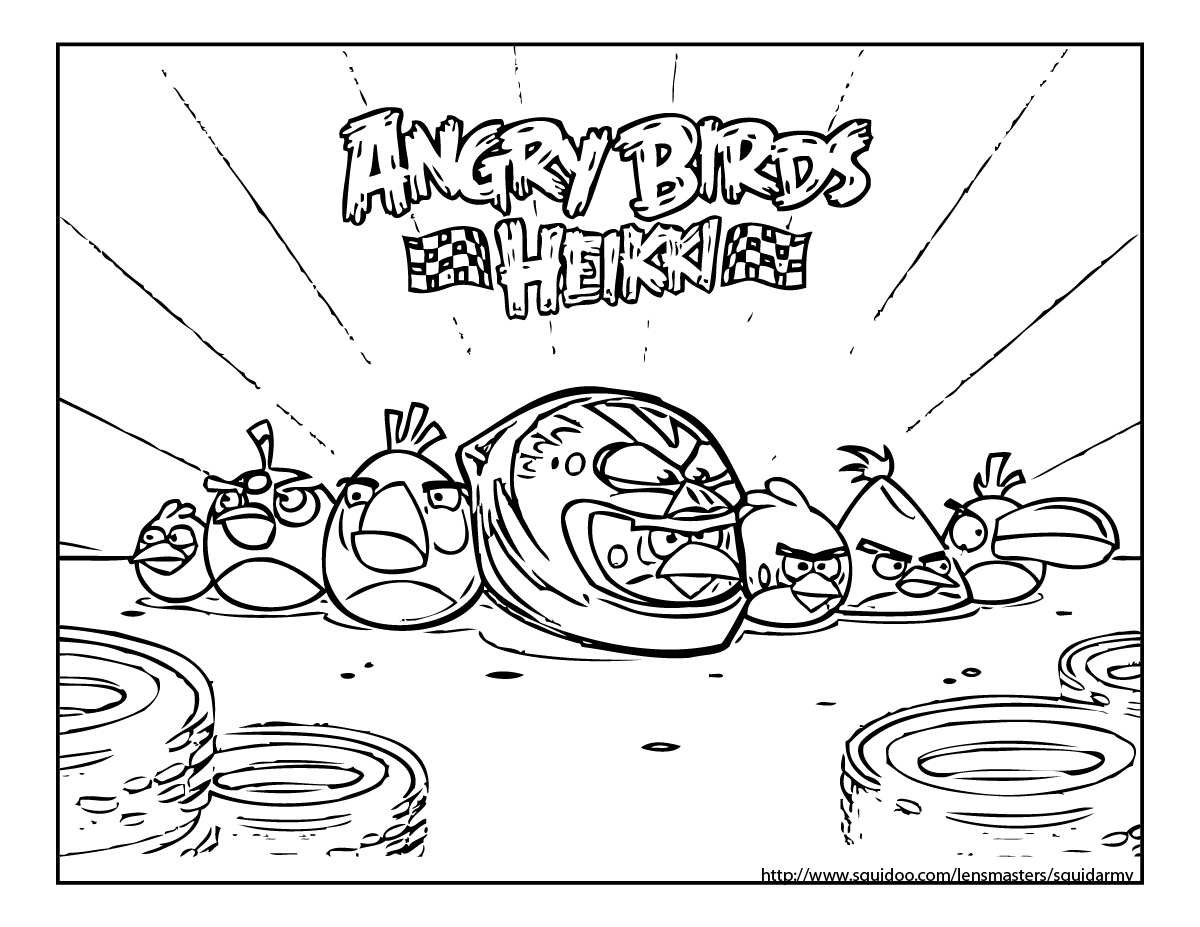 Página para colorir: Angry Birds (desenhos animados) #25040 - Páginas para Colorir Imprimíveis Gratuitamente