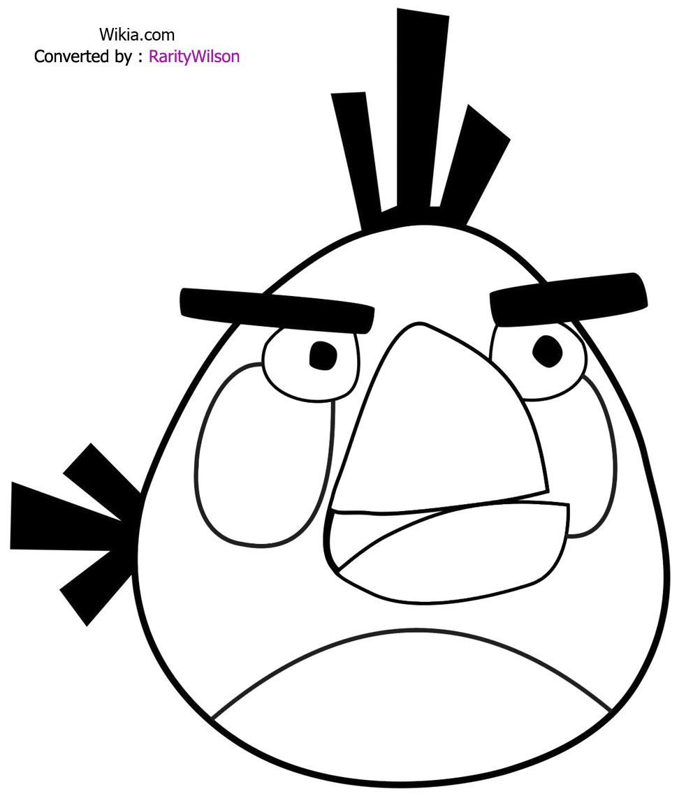 Página para colorir: Angry Birds (desenhos animados) #25063 - Páginas para Colorir Imprimíveis Gratuitamente