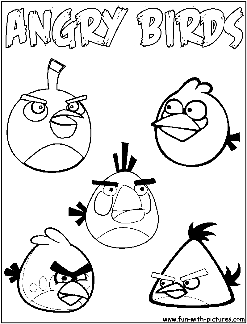 Página para colorir: Angry Birds (desenhos animados) #25068 - Páginas para Colorir Imprimíveis Gratuitamente