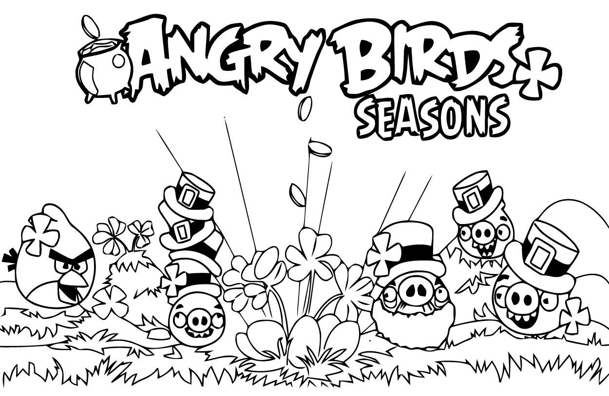 Página para colorir: Angry Birds (desenhos animados) #25073 - Páginas para Colorir Imprimíveis Gratuitamente