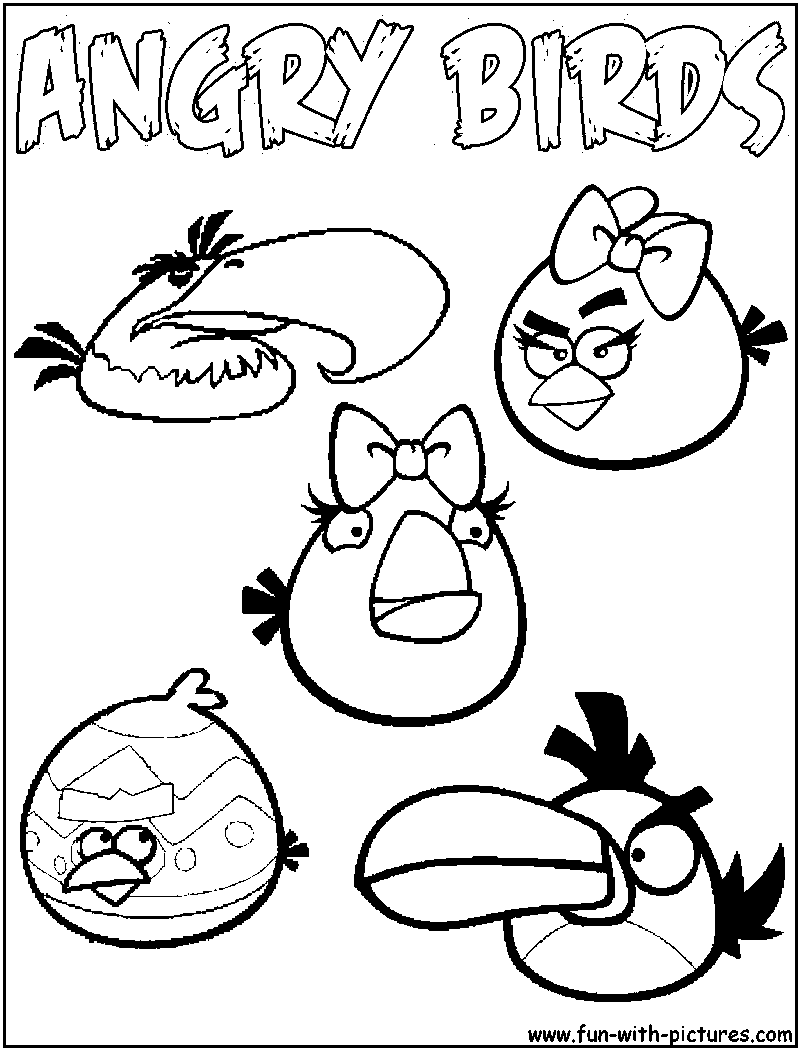 Página para colorir: Angry Birds (desenhos animados) #25127 - Páginas para Colorir Imprimíveis Gratuitamente