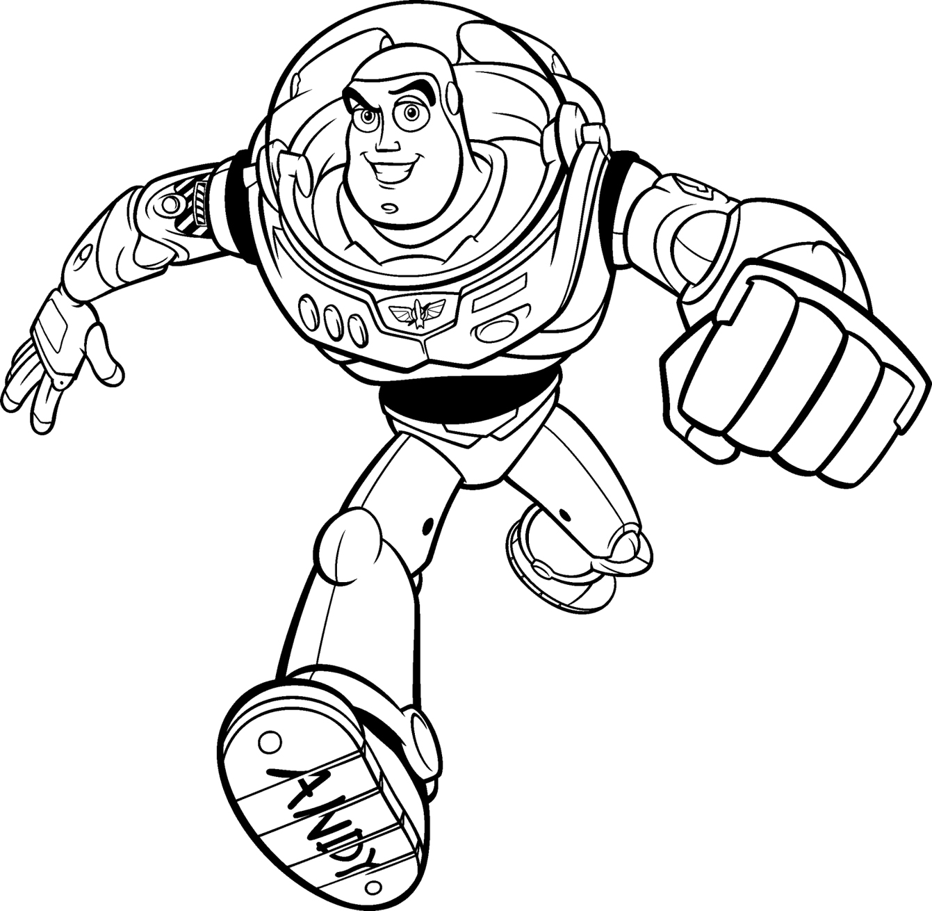 Página para colorir: As Aventuras de Buzz Lightyear (desenhos animados) #46690 - Páginas para Colorir Imprimíveis Gratuitamente