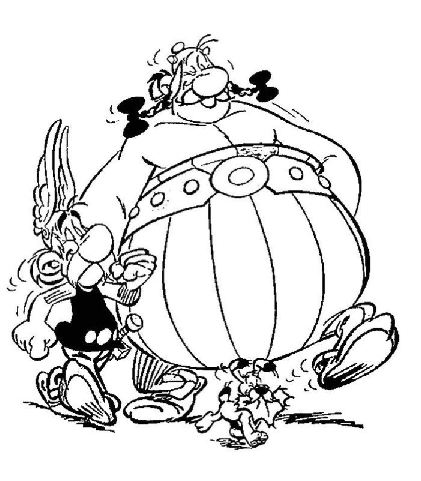 Página para colorir: Asterix e Obelix (desenhos animados) #24373 - Páginas para Colorir Imprimíveis Gratuitamente