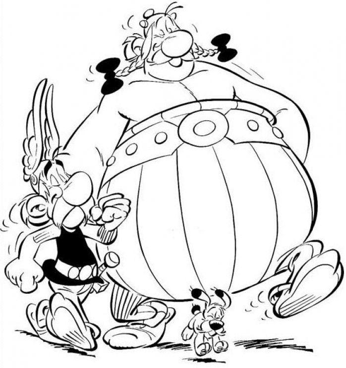 Página para colorir: Asterix e Obelix (desenhos animados) #24375 - Páginas para Colorir Imprimíveis Gratuitamente