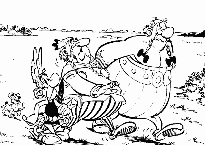Página para colorir: Asterix e Obelix (desenhos animados) #24378 - Páginas para Colorir Imprimíveis Gratuitamente