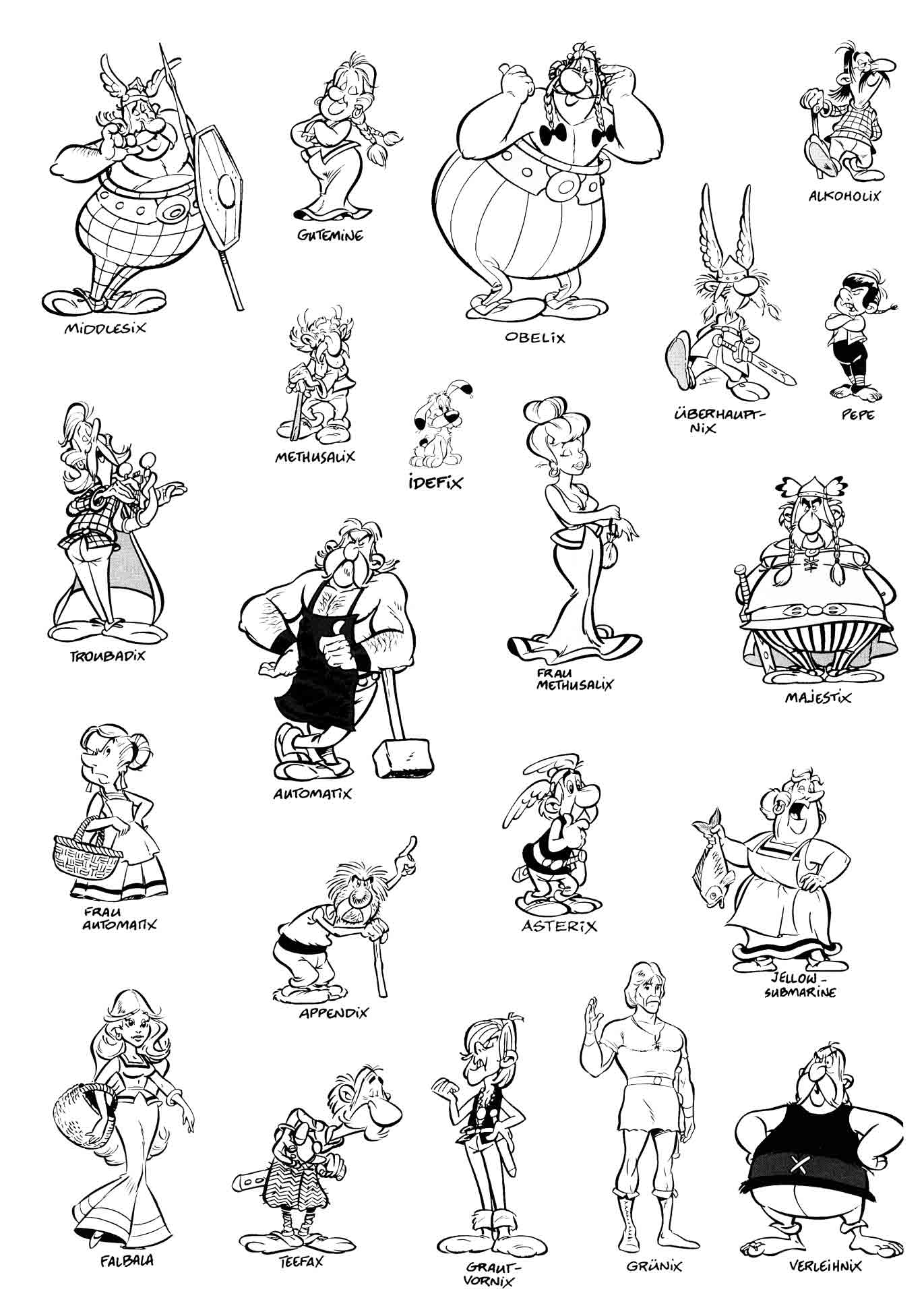 Página para colorir: Asterix e Obelix (desenhos animados) #24396 - Páginas para Colorir Imprimíveis Gratuitamente